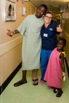 Katelyn Martinetti with patients